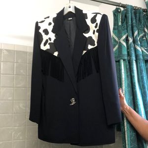 Black & white blazer ( cowboy blazer)